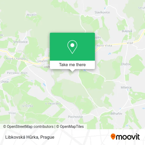 Карта Libkovská Hůrka
