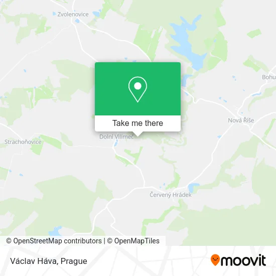 Карта Václav Háva