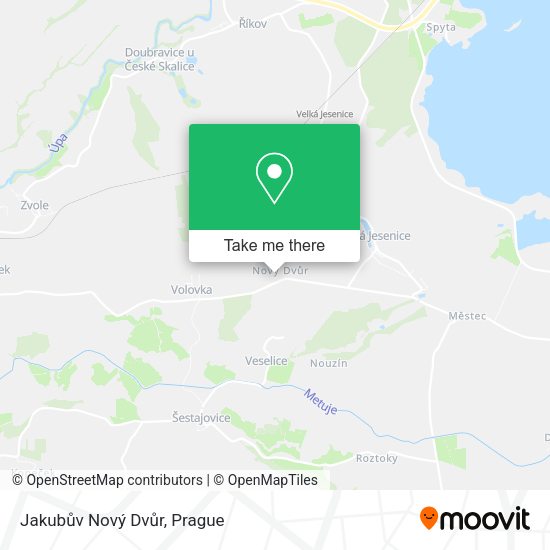 Jakubův Nový Dvůr map