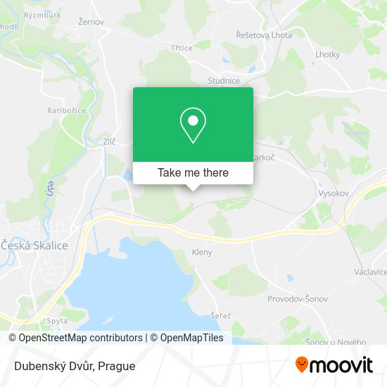 Dubenský Dvůr map