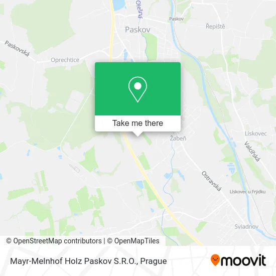 Карта Mayr-Melnhof Holz Paskov S.R.O.
