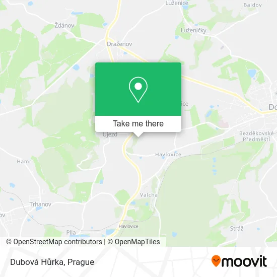 Карта Dubová Hůrka