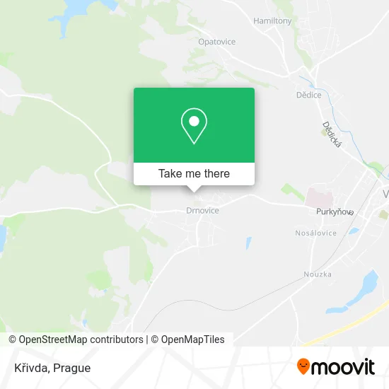 Křivda map
