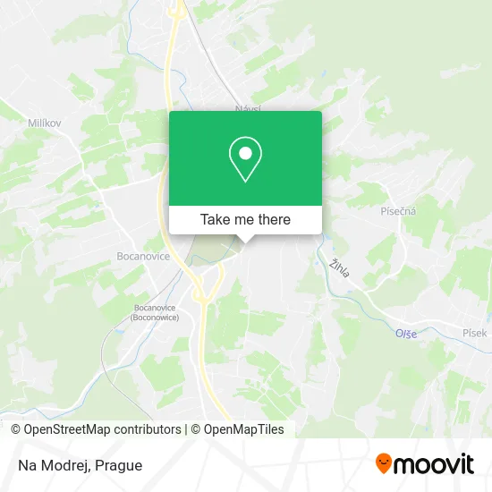 Карта Na Modrej