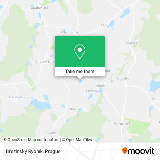 Březinský Rybník map