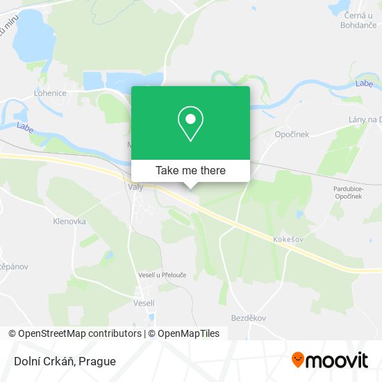 Dolní Crkáň map