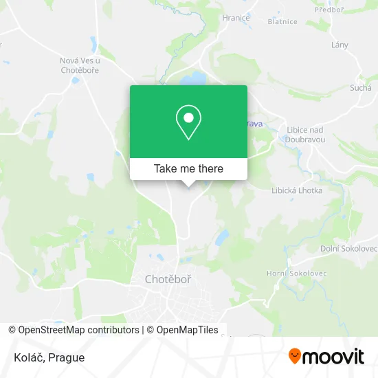 Карта Koláč