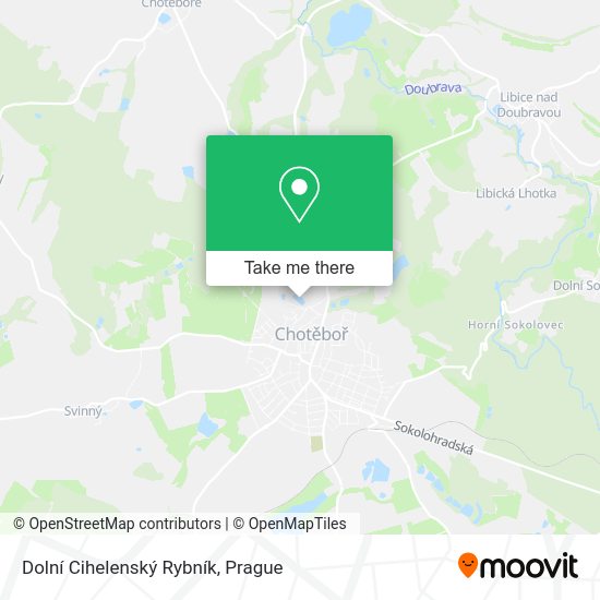 Dolní Cihelenský Rybník map