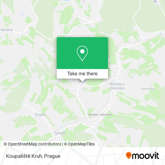 Koupaliště Kruh map