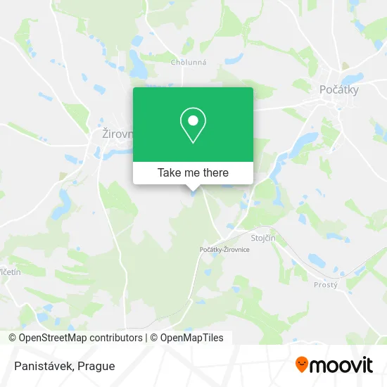 Карта Panistávek