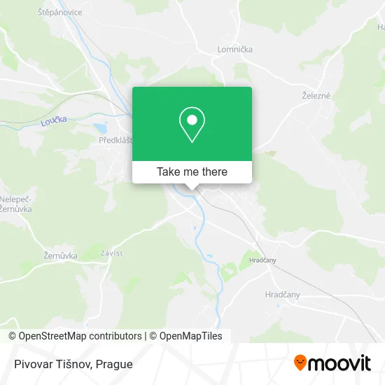 Карта Pivovar Tišnov