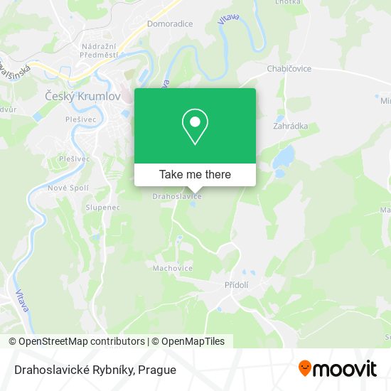 Drahoslavické Rybníky map