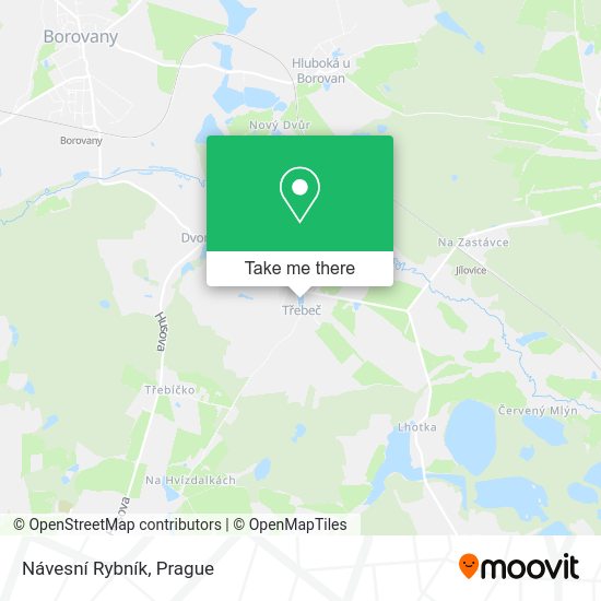 Návesní Rybník map