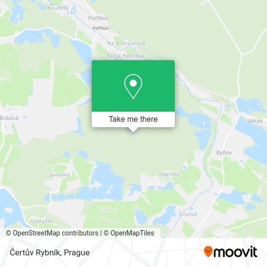 Čertův Rybník map