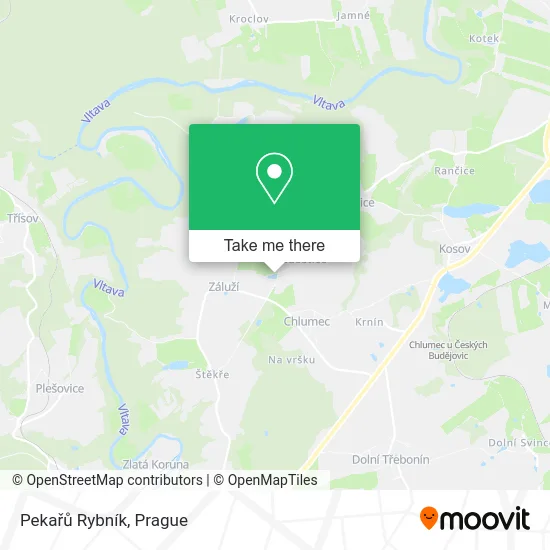 Pekařů Rybník map