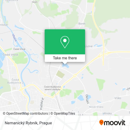 Nemanický Rybník map