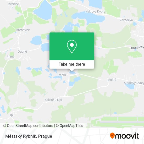 Městský Rybník map