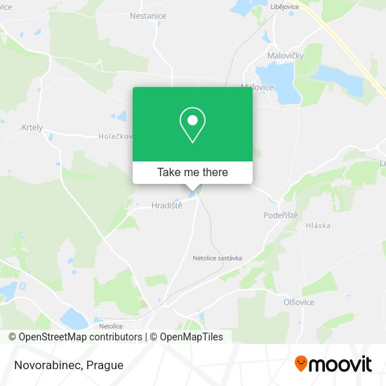 Карта Novorabinec