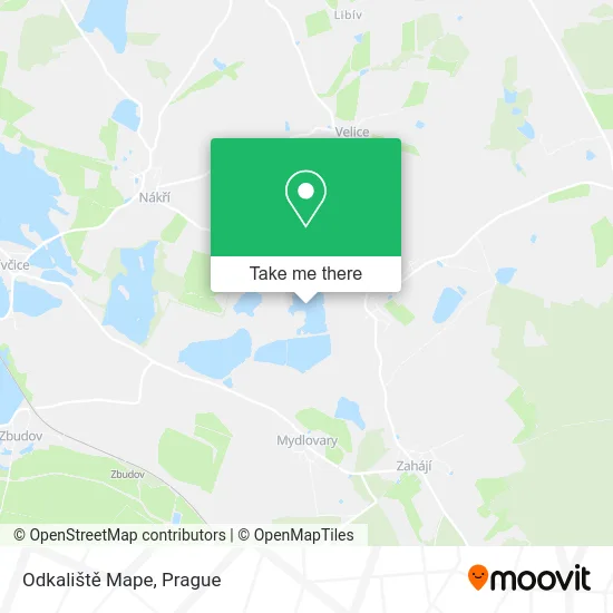 Карта Odkaliště Mape