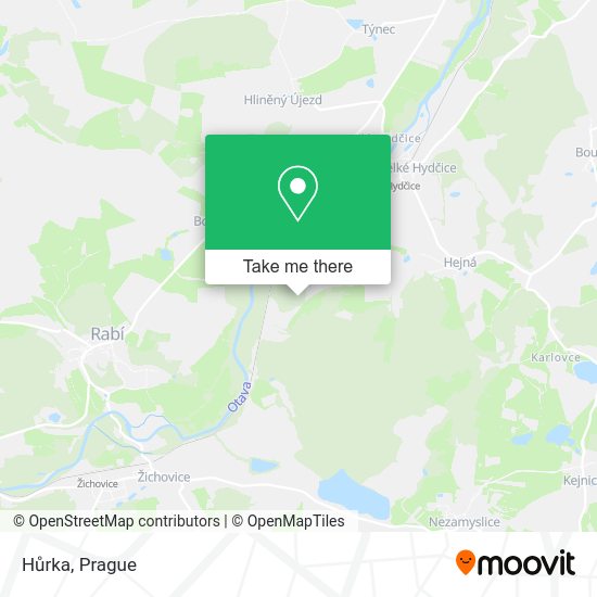 Карта Hůrka