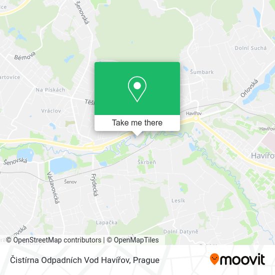 Čistírna Odpadních Vod Havířov map