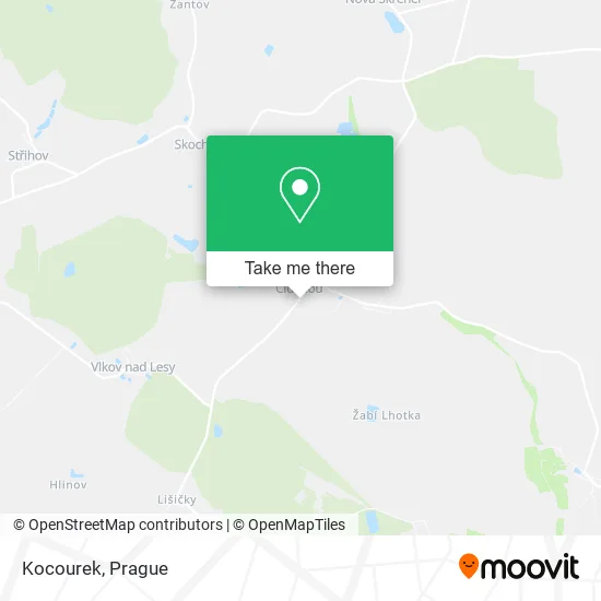 Карта Kocourek