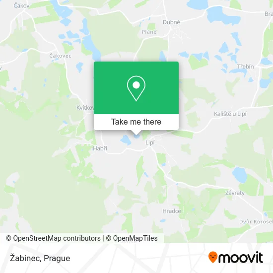 Карта Žabinec