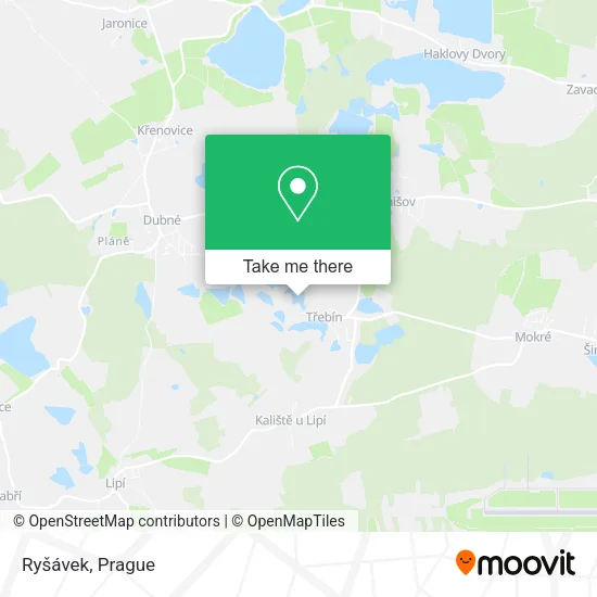 Карта Ryšávek