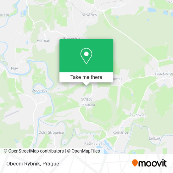 Obecní Rybník map