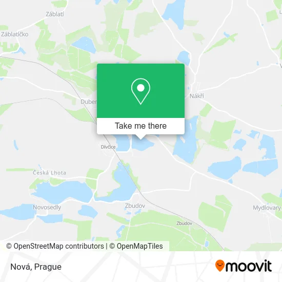 Карта Nová