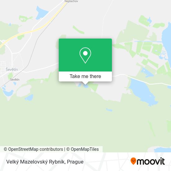 Velký Mazelovský Rybník map