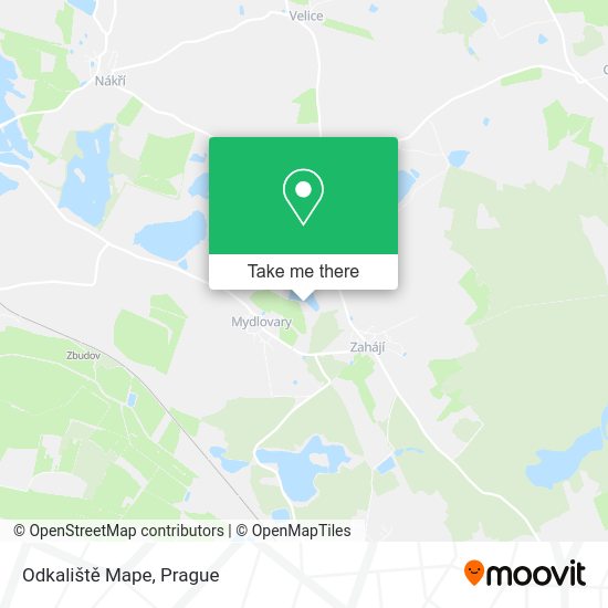 Odkaliště Mape map