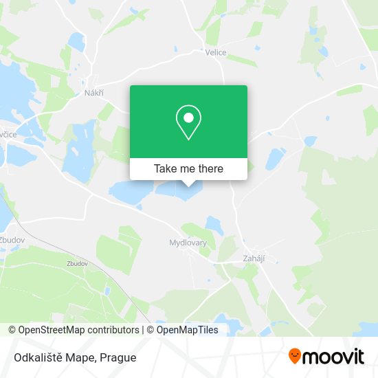 Odkaliště Mape map