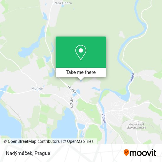 Nadýmáček map