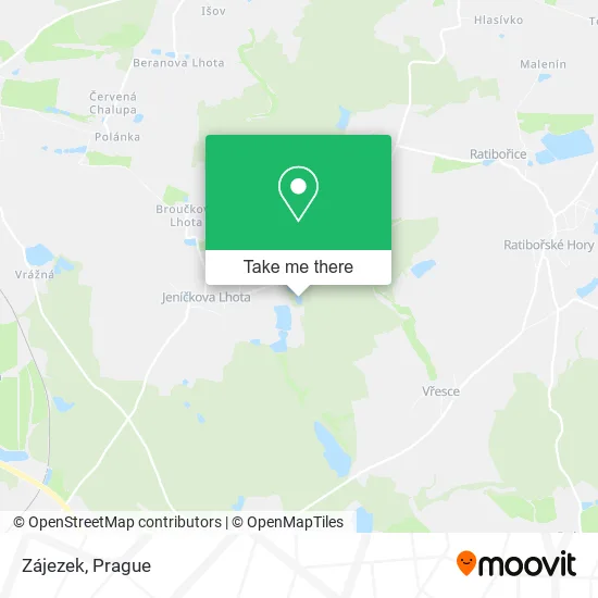 Карта Zájezek