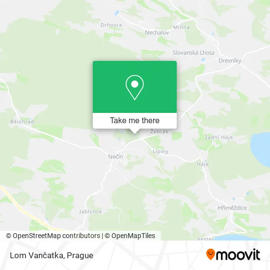 Карта Lom Vančatka