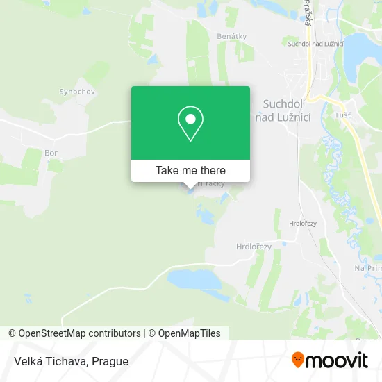 Карта Velká Tichava