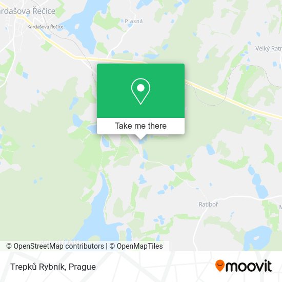 Trepků Rybník map