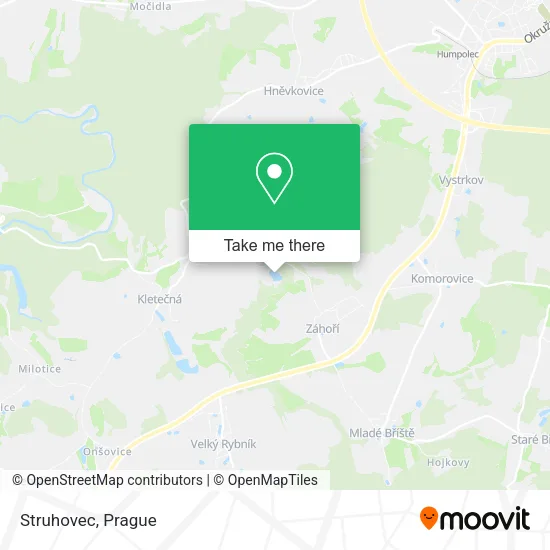 Карта Struhovec