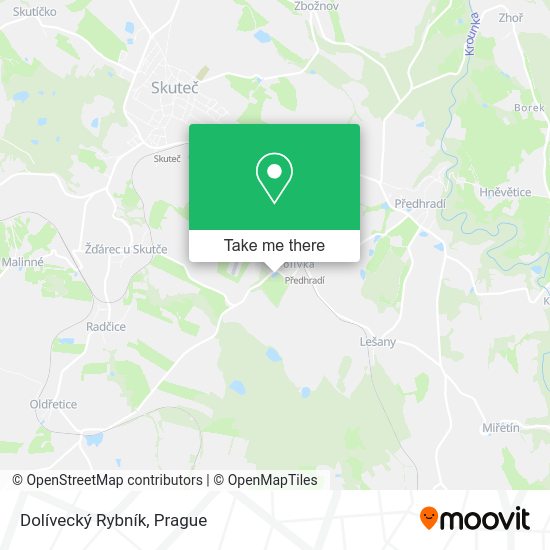 Dolívecký Rybník map
