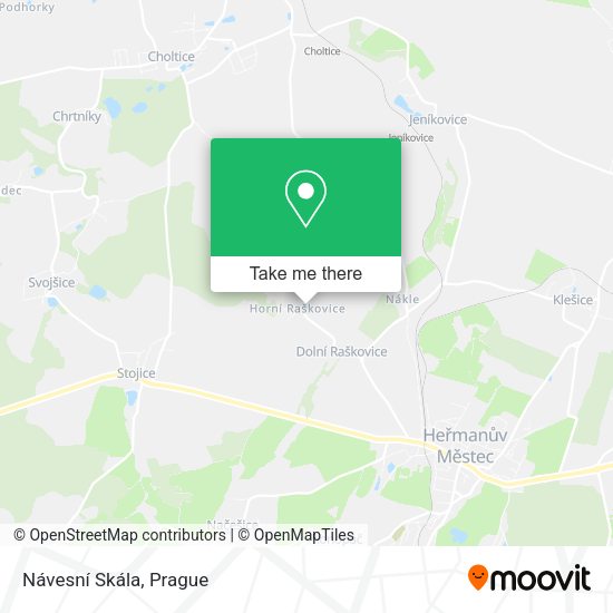 Návesní Skála map
