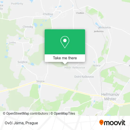 Карта Ovčí Jáma