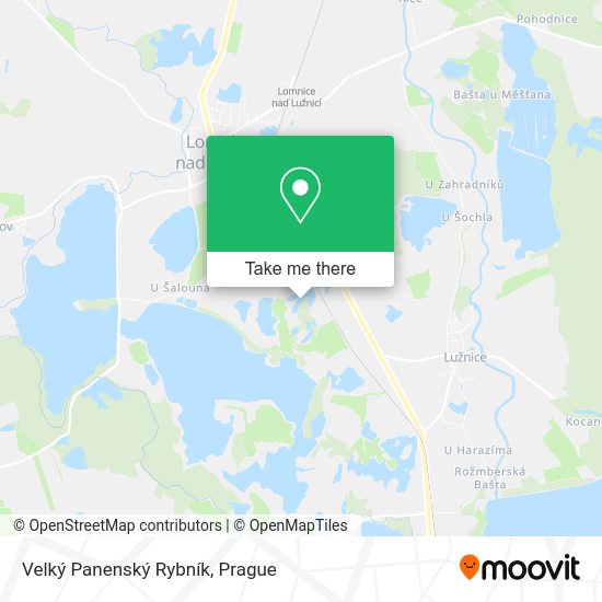 Velký Panenský Rybník map