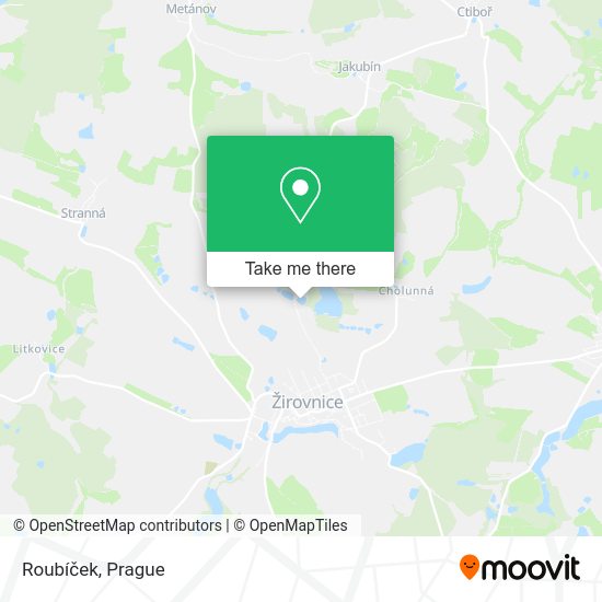Карта Roubíček