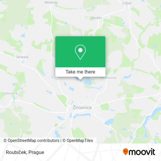 Карта Roubíček