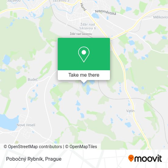 Pobočný Rybník map