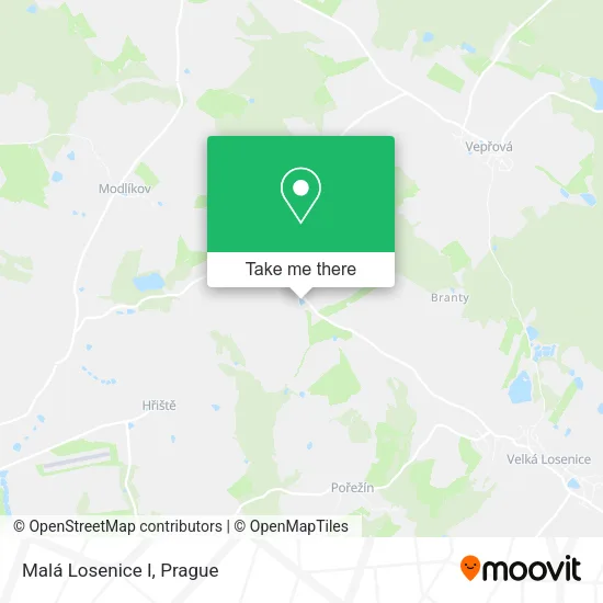 Карта Malá Losenice I