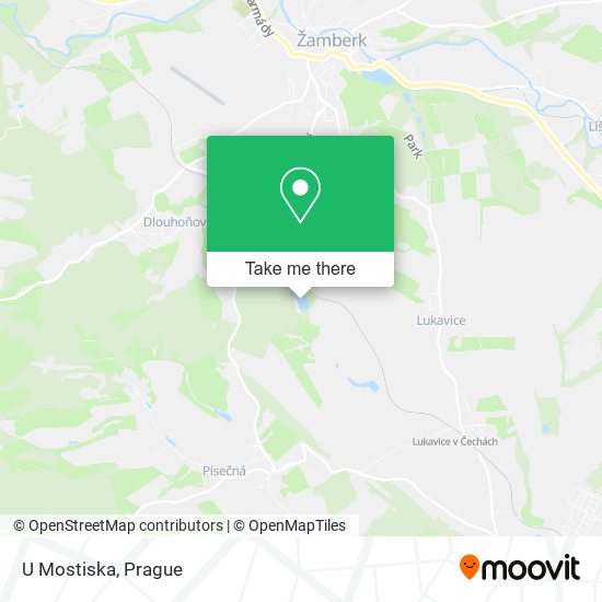 Карта U Mostiska