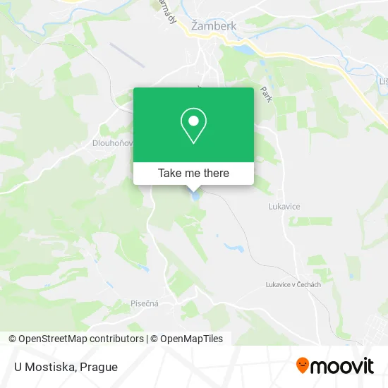 Карта U Mostiska