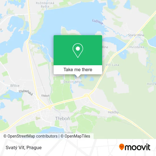 Карта Svatý Vít